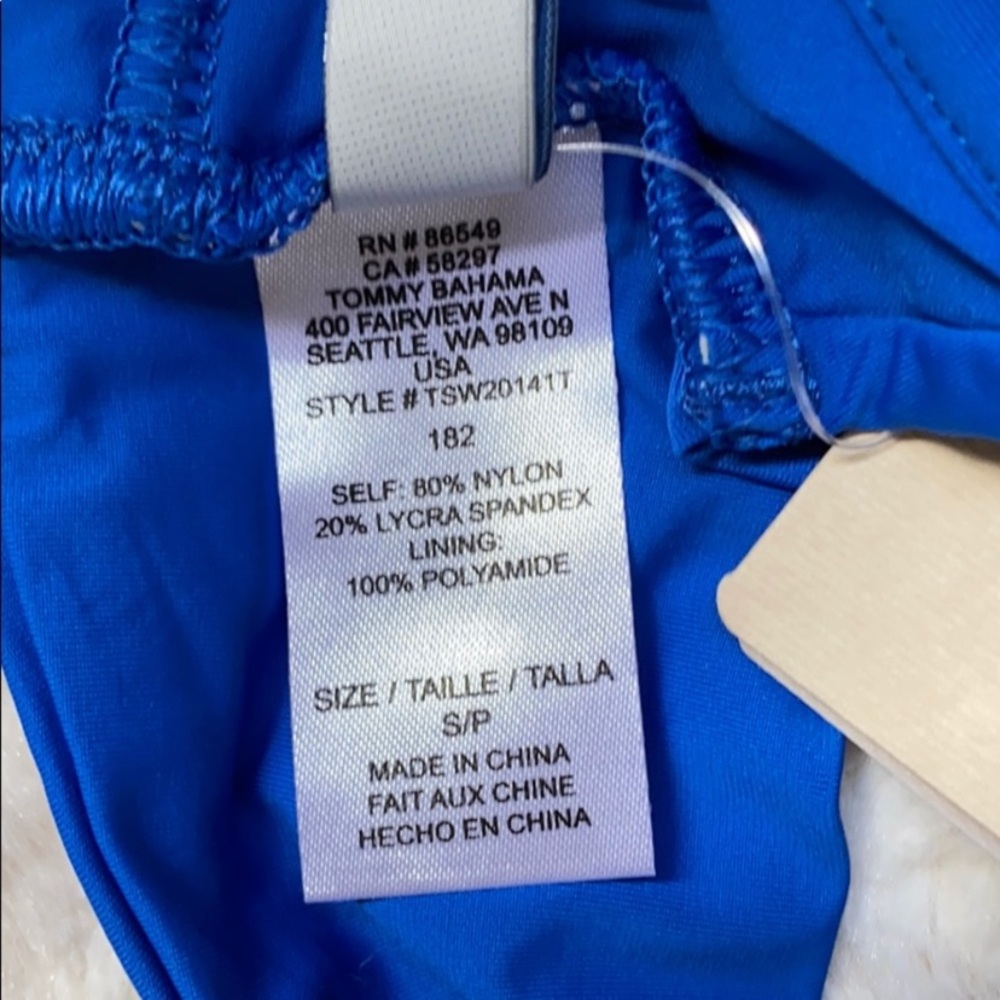 Tommy Bahama Pearl Twist Front Bikini Top Size SP - Picture 7 of 8